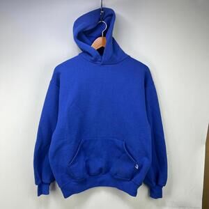 Vintage 90s Russell Athletic Blank Hoodie USA Large